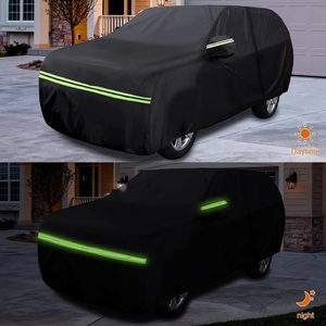 Funda Impermeable para Coche, Reemplazo Personalizado para VW <span class=keywords><strong>Golf</strong></span> 2003-2025 con Puerta con Cremallera y Bandas Antiviento para Protección Contra Nieve, Lluvia, Polvo y Granizo - Product Image 5