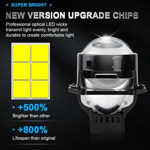 Lente de Proyector Bi LED 3.0 K114 de 3 Pulgadas, 55W, RHD/LHD, 12V, 5500LM, 6000K, IP68, Ajuste Universal, 2 Años de Garantía, Faro LED para Automóvil - Product Image 5