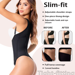 Faja Reductora Colombiana Postoperatoria para Mujer, Etapa 2, Moldeadora, Tipo Tanga, <span class=keywords><strong>Body</strong></span> Shapewear - Product Image 3