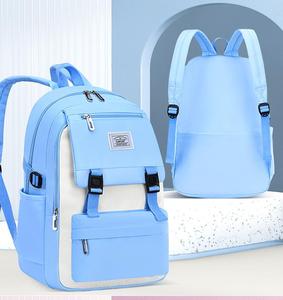 <span class=keywords><strong>Cartable</strong></span> pour garçons Sac à dos pour élèves Nouvelle mode Réduction de la charge Protection contre les crêtes Sac à dos étanche pour femmes Ultra léger Transportant Déco pour filles - Product Image 2