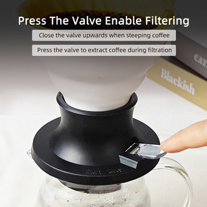 Taza de café de cerámica multicolor para preparación manual, con filtro de goteo de porcelana, precio mayorista - Product Image 3