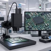 Caméra de microscope 4K 60fps pour la capture de vidéos et d'images pour stéréomicroscopes ou microscopes biologiques CE