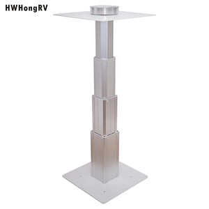 Base de table de piédestal réglable à 3 étages pour bateau/marine/caravane/RV Table de camping-car réglable pneumatique marine Sièges de voiture modifiés - Product Image 4