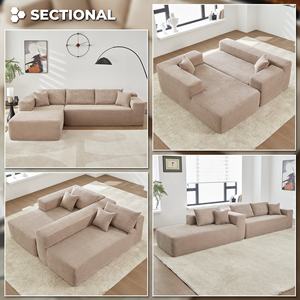 أريكة مضغوطة مفرغة من السحب مع أريكة مريحة على شكل حرف <span class=keywords><strong>L</strong></span> مع مقعد عميق أرائك مضغوطة - Product Image 5