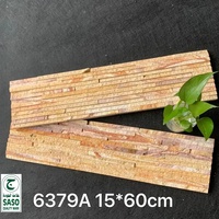 Placage de pierre naturelle de basalte pour mur extérieur de villa élévation de revêtement d'ardoise de mur extérieur avec la tuile commune fendue et la forme de bloc