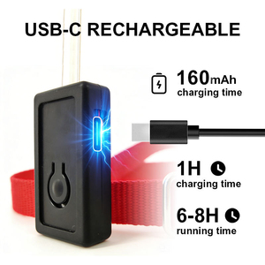 Laisse pour <span class=keywords><strong>chien</strong></span> LED rechargeable USB-C avec logo personnalisé, lumineuse et brillante pour la sécurité des promenades nocturnes, fabrication OEM ODM, laisse en nylon pour <span class=keywords><strong>chien</strong></span> - Product Image 5