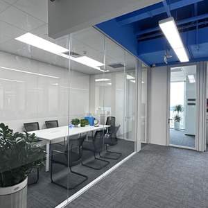 Moderne Schalldichte Glas-Trennwand mit Aluminiumlegierungsrahmen Anpassbares Bewegliches Design für Heim und Büro & Gewerbliche Nutzung - Product Image 5
