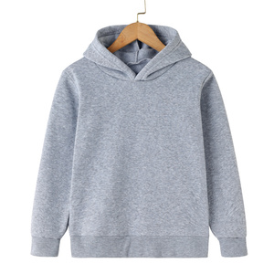 Fitspi sweats à capuche pour garçons et filles, couleur unie, rouge, noir, gris, rose, automne hiver, polaire, Hip Hop, <span class=keywords><strong>sweat</strong></span> à capuche pour enfants, hauts décontractés - Product Image 2