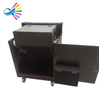 Étui détachable Goodcase pour table de mixage Wave LV1, flight case hydraulique pour console avec 2 supports pour ordinateur portable et espace 2U en dessous