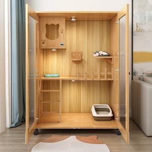 Personnalisable Extra Large Intérieur/Extérieur Cage pour Chat Espace Libre Nid pour Chat Unique Intérieur/Extérieur Chat Vitrine Design Extérieur Chat Villa - Product Image 6