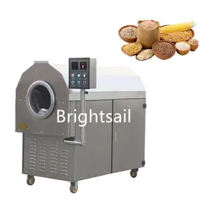 Industrial Seeds Nuts Wheat Corn Roaster Machinery Brightsail Peanut Roasted Nuts Roaster Machine