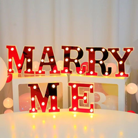 LED-Dekorationslichter, 26 Buchstabenlichter, (0-9) Zahlenlichter, Lichter für Hochzeiten, Geburtstage, Partys und Festliche Dekorationen