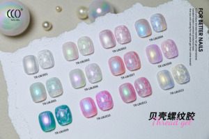 CCO OEM批发中国批发定制标志新指甲凝胶2025螺纹壳浸泡指甲用品指甲油的效果 - Product Image 6