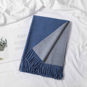 Écharpe d'Hiver Réversible en Pashmina Doux Cachemire pour Femme - Product Image 3