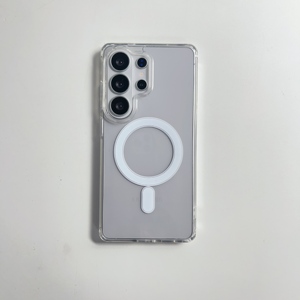 Fundas para Teléfono Móvil con Carga Inalámbrica Magnética Transparente Acrílica Simple y Moderna para Samsung S26 ULTRA S26 Edge - Product Image 2