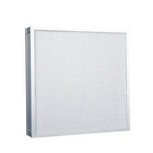 H13/H14 PM2.5 air purifier hepa filter housing with Activated Carbon Filter/mini pleated air cleaner portable panel air filter