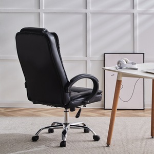 Thiết kế mới phong cách mềm mại thoải mái Ergonomic trò chơi đồ nội thất Ông Chủ Ghế nâng có thể điều chỉnh xoay chơi <span class=keywords><strong>game</strong></span> ghế màu đen - Product Image 2