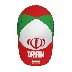 Iran Iran Mũ Người Hâm Mộ Bóng Đá Màu Cờ Xứ Wales Mũ Lưỡi Trai Thêu Tùy Chỉnh Mũ Lưới Bóng Chày Cổ Vũ - Product Image 4