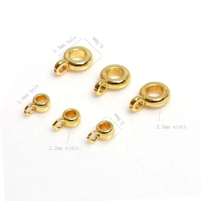 100pcs Dark Gold-Tone 6 mm Large Daisy Flower Spacer Beads h2288 