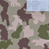 80% POLY, 20% COTON RIP STOP camouflage impression haute abrasion pour veste tactique T-shirt