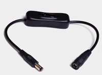Câble d'alimentation 12V DC 5,5*2,1 mm mâle-femelle, rallonge d'adaptateur secteur 3m, câble d'extension pour caméra CCTV et appareils électroménagers