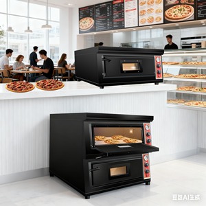 Forno Elettrico Commerciale Portatile per <span class=keywords><strong>Pizza</strong></span> a Gas ed Elettrico con Piano in Pietra da 12-16 Pollici - Product Image 4