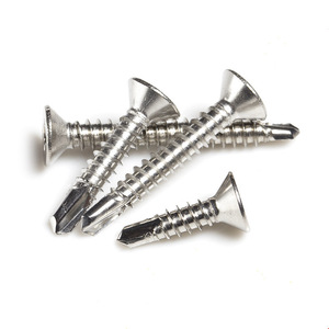 Viti a coda di rondine autoperforanti a testa piatta con intaglio a croce in acciaio inossidabile 410 M4 M6 M8 <span class=keywords><strong>Tek</strong></span> Screw - Product Image 5