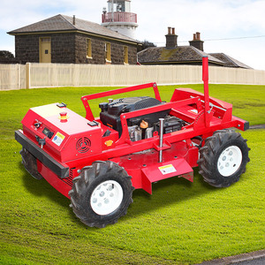 Factory Price Remote Control Lawn Cutter Gasoline <b>Engine</b> Wheeled Lawn Mower 600mm Grass Cutting Machine for Home Garden LHD-600 - Product Image 1