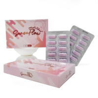 OEM Capsules de Maca à l'extrait naturel pour soins féminins, améliorent l'humeur et soutiennent l'immunité, 10 capsules pour adultes