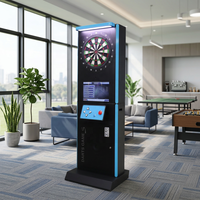 Machine de fléchettes électronique commerciale X1, 10 modes de jeu, jeu de fléchettes d'arcade à monnayeur pour bar