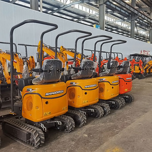 新型中国製KAISAN 1トンミニクローラー掘削機、エンジンモーターポンプギア搭載-高効率家庭用、1年間保証付き - Product Image 3