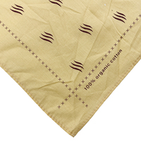 Bandana carré en coton à motif écossais imprimé sur mesure pour chien, foulard unisexe pour animaux de compagnie, utilisable quatre saisons, vente en gros