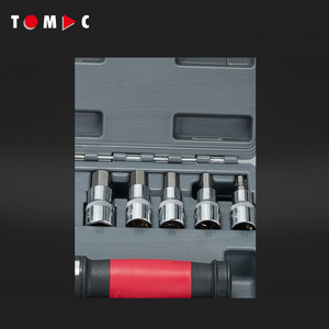Conjunto de Chaves de Torque de Precisão e Soquetes TOMAC em Aço Cromo Vanádio com 23 Peças e Encaixe de 1/2 Polegada para Reparo de Ferramentas Automotivas e de Caminhões - Product Image 5