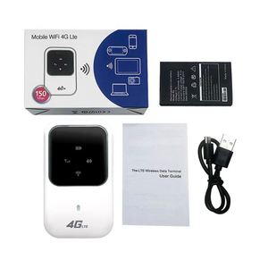 Giá rẻ Wifi Túi LTE hotspot <span class=keywords><strong>Router</strong></span> với khe cắm thẻ Sim 150Mbps 2400mAh routeur 4G Avec Carte Sim thích hợp cho máy tính xách tay - Product Image 6