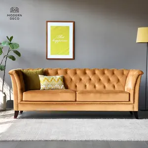 green velvet sofa 3 seater chesterfield canapea modern american style