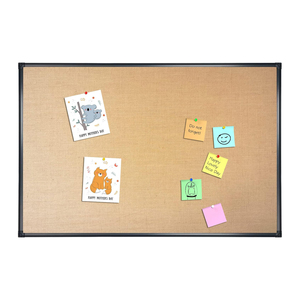 NEW Design FSC Bulletin Board Printed Wooden Framed Cork Board for Home Kitchen Office Decorative