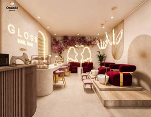 Design Moderne de Poste de Salon de Manucure | <span class=keywords><strong>Table</strong></span> de Manucure et Ensemble Miroir Personnalisés | Solution Complète d'Ameublement et de Décoration pour Salon de Manucure - Product Image 5