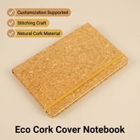 Kit cadeau de bureau durable, ensemble stylo et agenda en bois, couverture en cuir PU