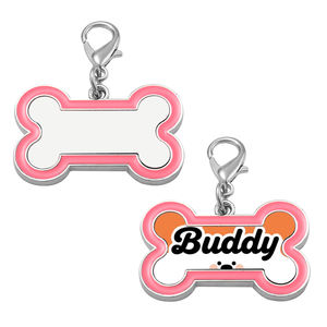 אישיות <span class=keywords><strong>diy</strong></span> blanks מותאם אישית baslimation כלב תגיות עצם סגסוגת מתכת צבעוני תג שם חיית תג מזהה - Product Image 5