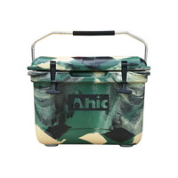 Glacière isotherme rotomoulée AHIC RH20QT couleur camouflage – Glacière portable étanche pour camping, maintien au frais de l'eau, des aliments et des boissons pendant 5 jours