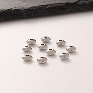 Cuentas planas chapadas en oro de 18K con diseño de ábaco y platillo volador, cuentas sueltas para accesorios de joyería hechos a mano DIY - Product Image 4