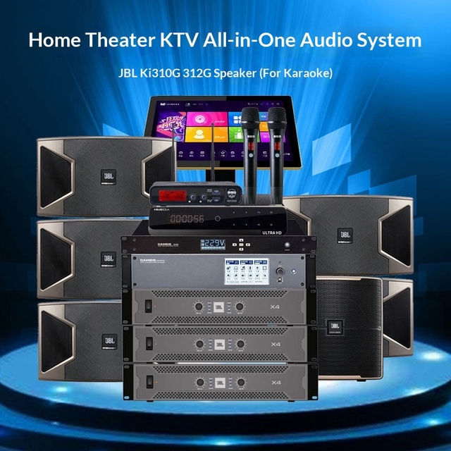 For 7.1 Home Theater KTV Integrated Audio Set KI310G 312G Cinema Bar 9.1 Entertainment Karaoke Speaker 1" Woofer