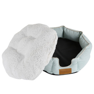 卸売3サイズラウンド高級ペットベッド睡眠猫ベッド低反発犬ペット - Product Image 5