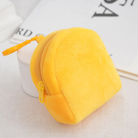 Mode couleur bonbon en peluche petits sacs porte-monnaie porte-clés promotionnel mini sac à dos porte-clés portefeuille pendentif Anti-perte accessoires