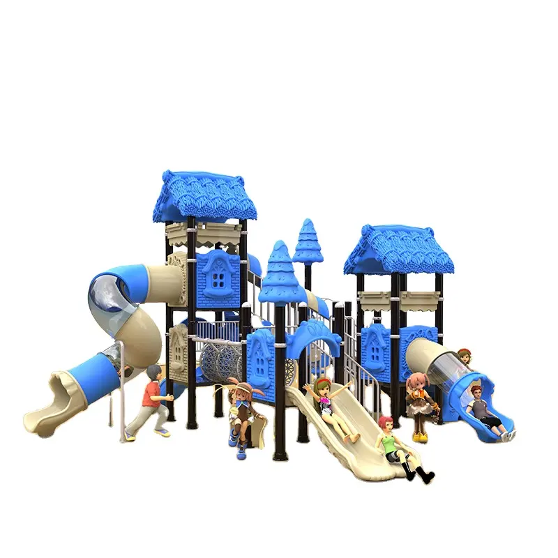 Park district children's play equipment play facilities large playground overall children's playground