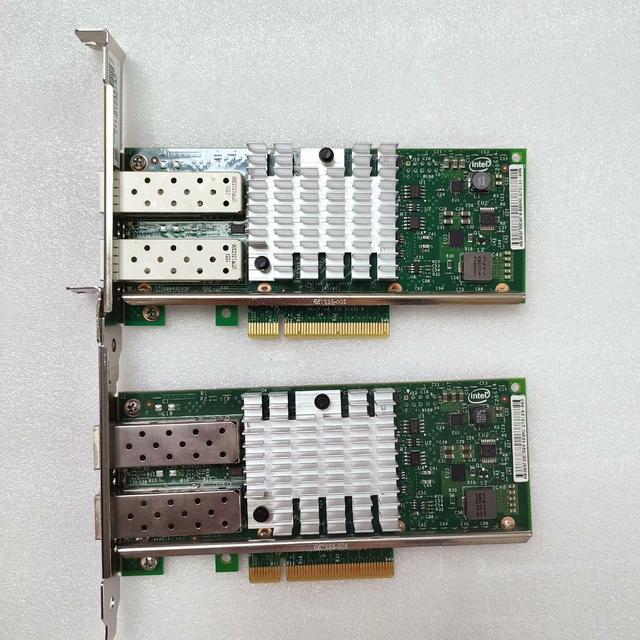 Original New Intel X520-DA2G2P5 Internal Dual Port 10GbE SFP+ Fiber Network Card PCIe Server Ethernet Adapter Transceiver Module
