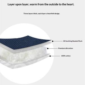 <span class=keywords><strong>Gigoteuse</strong></span> sans manches épaissie avec fermeture éclair et gilet, anti-coup de pied, pour tout-petits, en peluche douce avec rembourrage en coton creux, couverture confortable - Product Image 2