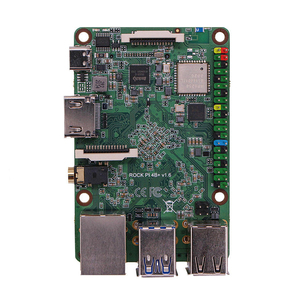 <span class=keywords><strong>Rock</strong></span> <span class=keywords><strong>Pi</strong></span> <span class=keywords><strong>4B</strong></span>+ Plus, ordinateur monocarte embarqué SBC, WIFI5, BT5, GbE LAN, Rockchip OP1 SoC, carte de développement six cœurs, mini carte mère - Product Image 2
