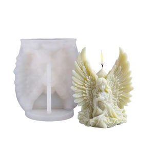 Bougie parfumée Angel Girl pour la fabrication artisanale de la cire, moule romantique en forme d'ange pour la décoration de la maison et la création de cadeaux - Product Image 6