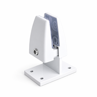 Support de fixation réglable en alliage d'aluminium pour cloison de bureau double face, séparateur d'écran pour hôtel, maison, bureau, panneau de bureau
